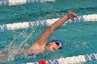 Swimming vs Babson  Wheaton College Swimming vs Babson College. - Photo By: KEITH NORDSTROM : Wheaton, Swimming, Babson